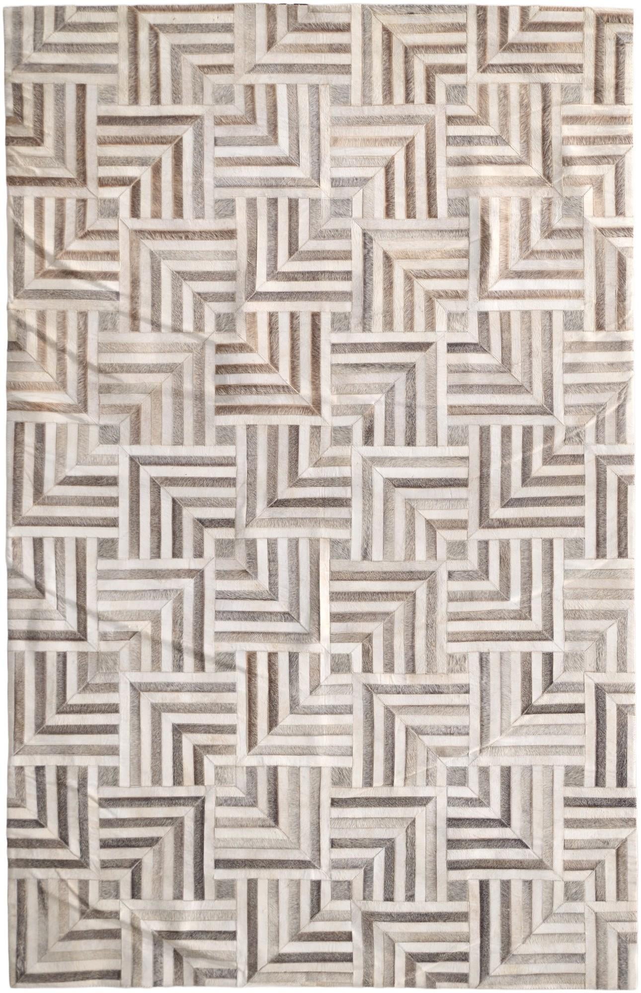 155cm x 245cm Cowhide - Patchwork Rug