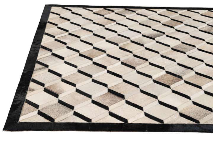 5' x 8' 1 Cowhide - Patchwork Rug