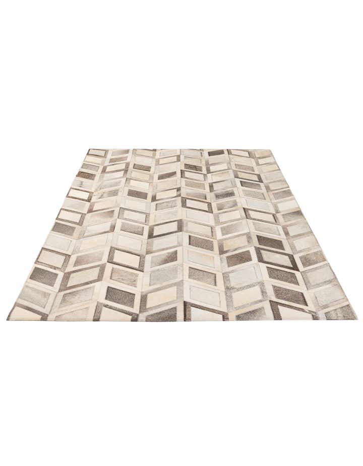 5' 2 x 7' 7 Cowhide - Patchwork Rug