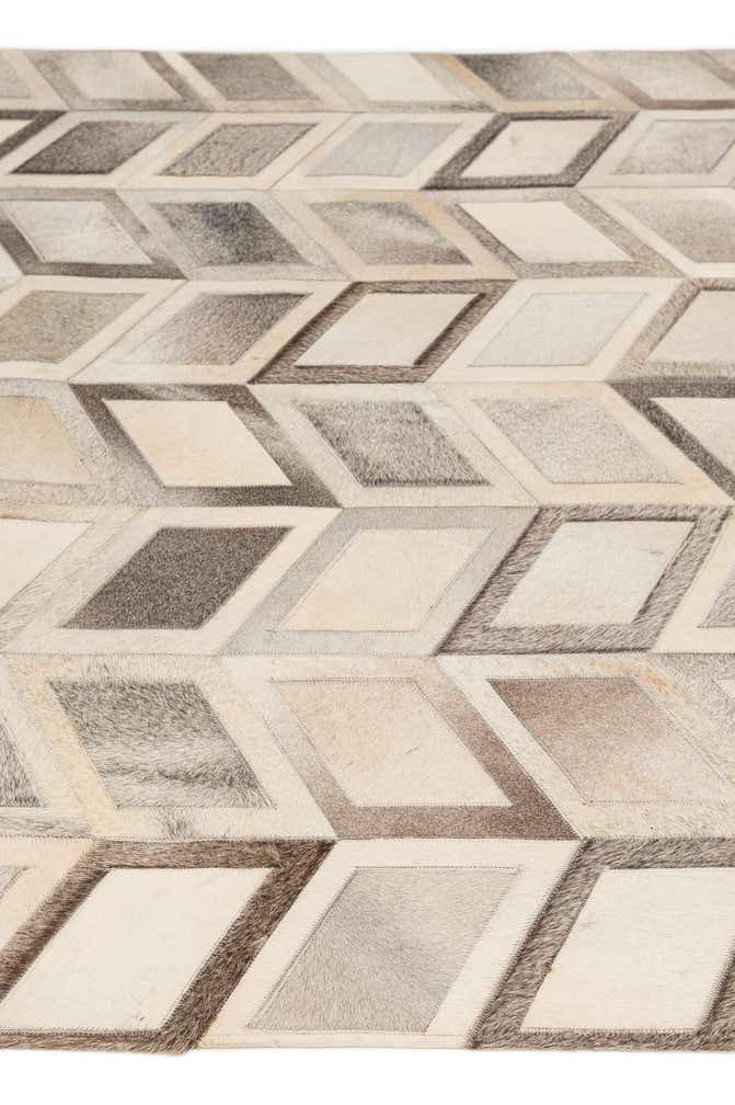 5' 2 x 7' 7 Cowhide - Patchwork Rug