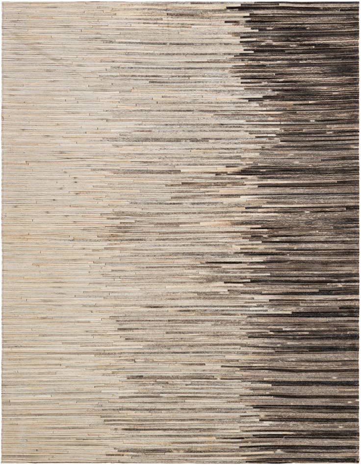 Detail image of 5' 4 x 7' 6 Cowhide - Patchwork Rug