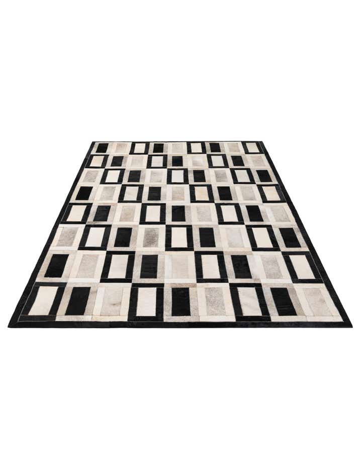 5' 1 x 7' 11 Cowhide - Patchwork Rug