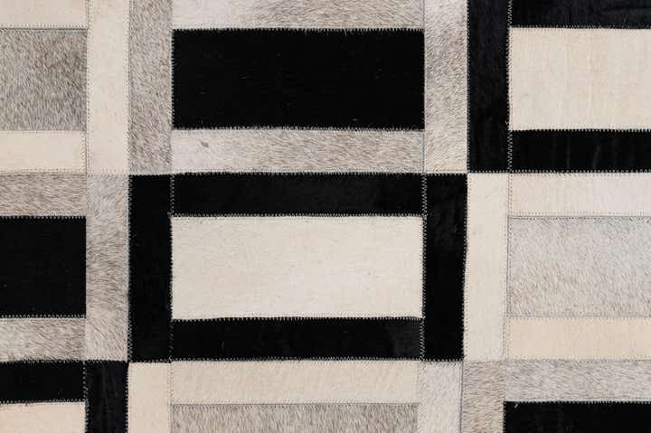 5' 1 x 7' 11 Cowhide - Patchwork Rug