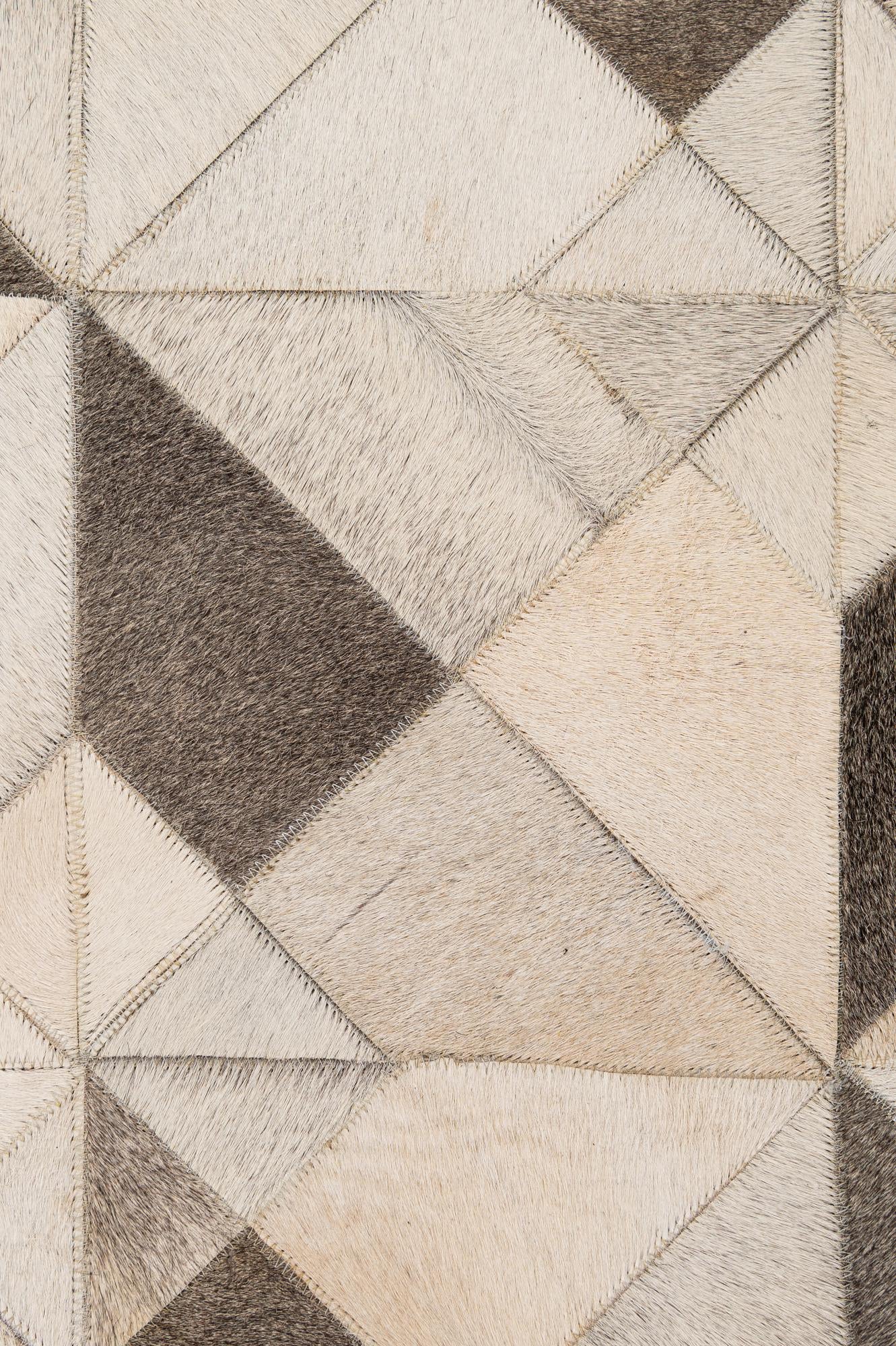 5' x 7' 11 Cowhide - Patchwork Rug