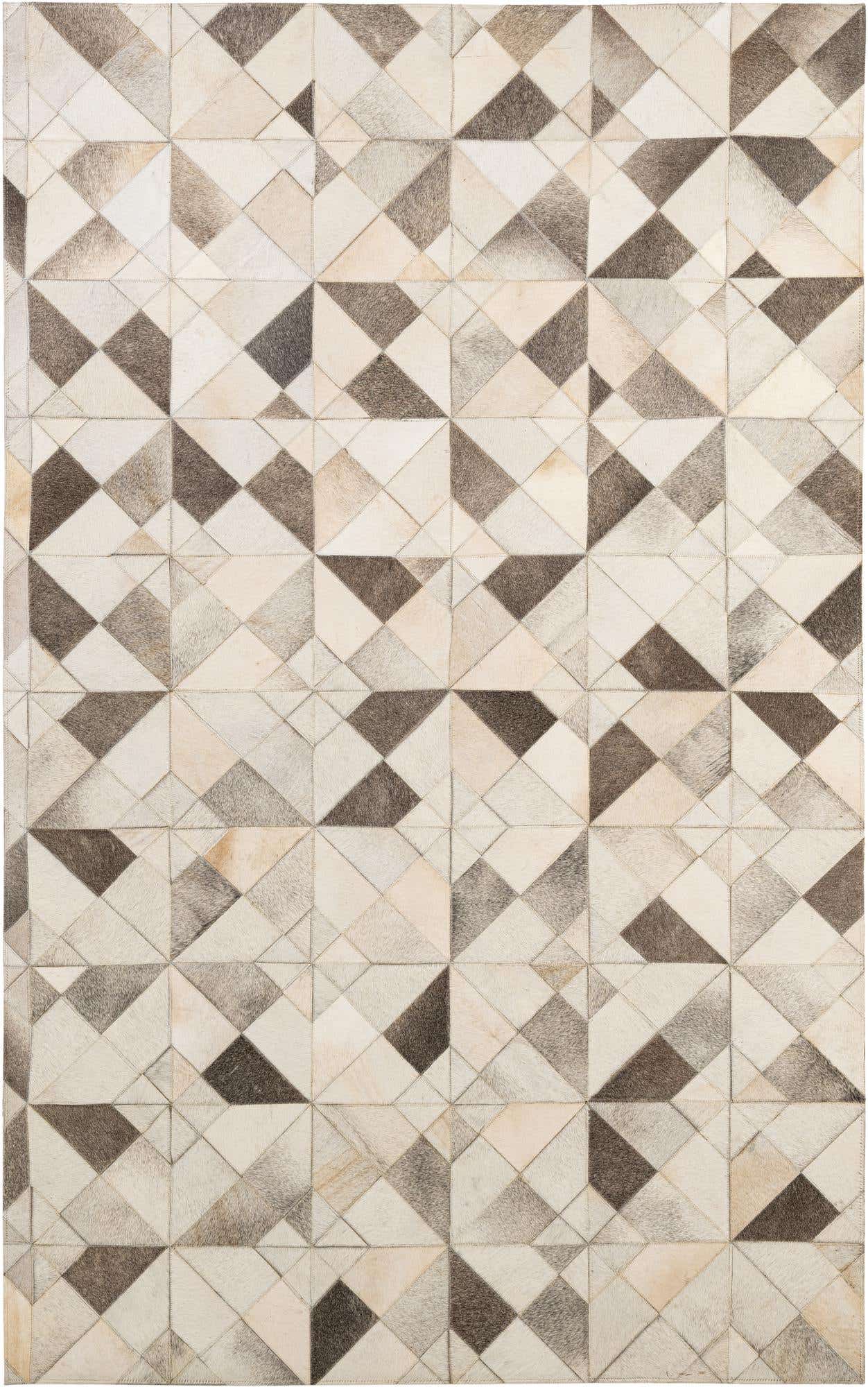 5' x 7' 11 Cowhide - Patchwork Rug
