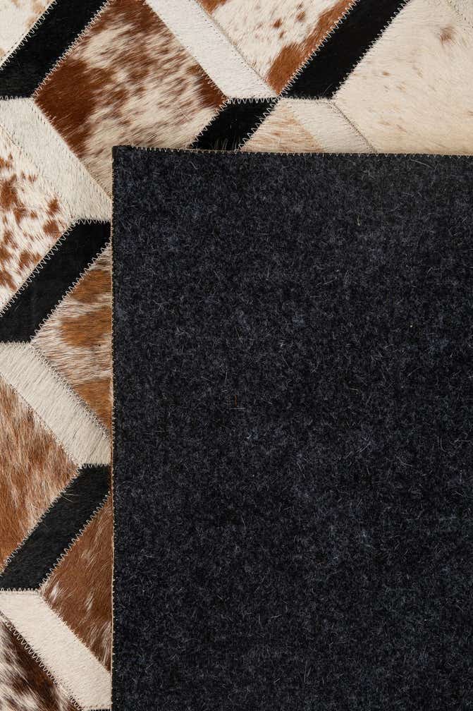 5' 1 x 8' 2 Cowhide - Patchwork Rug