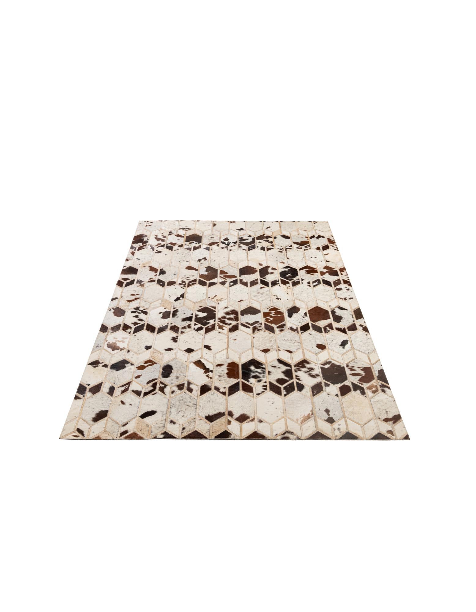 5' x 8' 2 Cowhide - Patchwork Rug