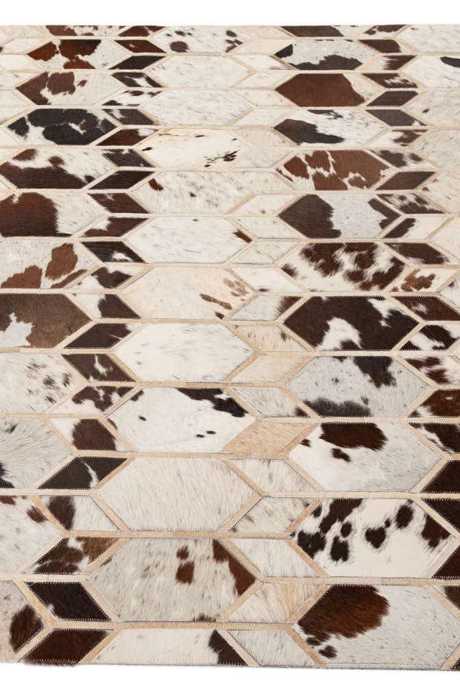 5' x 8' 2 Cowhide - Patchwork Rug