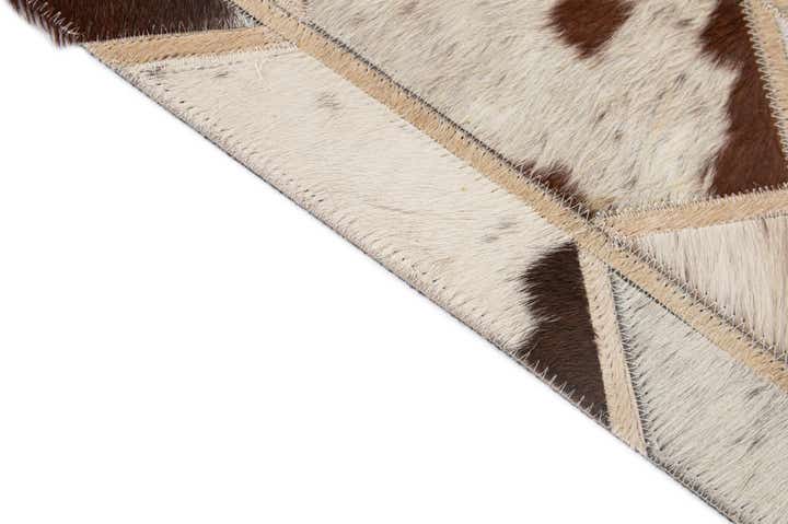 5' x 8' 2 Cowhide - Patchwork Rug