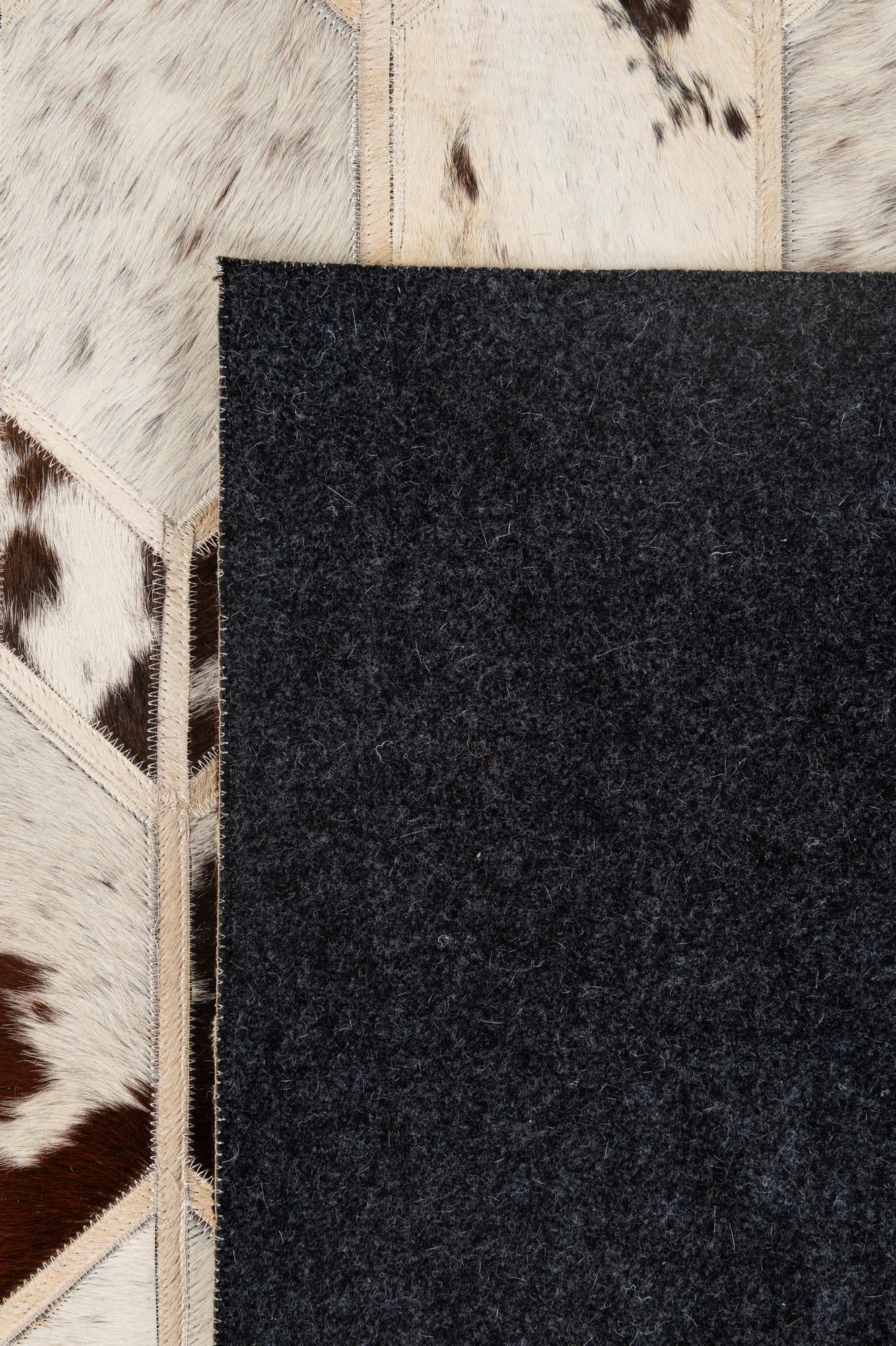 5' x 8' 2 Cowhide - Patchwork Rug