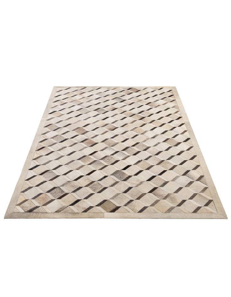 Detail image of 5' x 8' Cowhide - Patchwork Rug