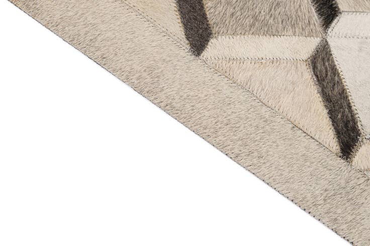 Detail image of 5' x 8' Cowhide - Patchwork Rug