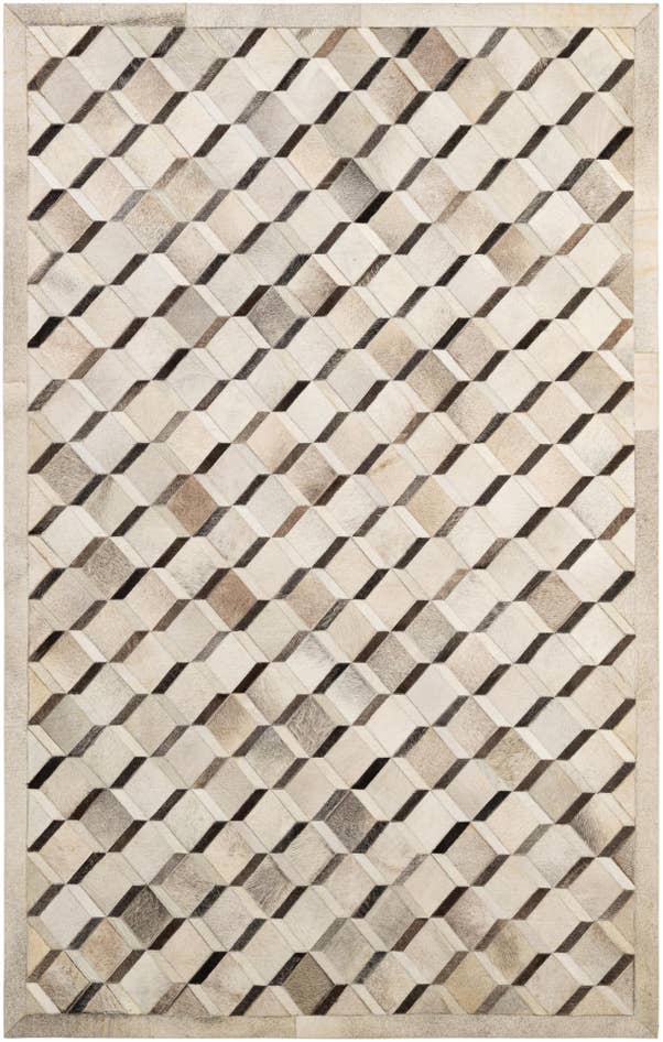 Detail image of 5' x 8' Cowhide - Patchwork Rug