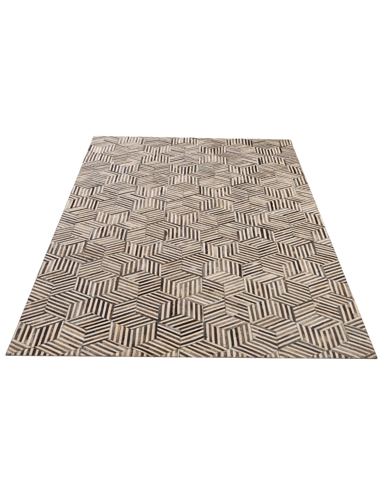4' 11 x 8' 1 Cowhide - Patchwork Rug