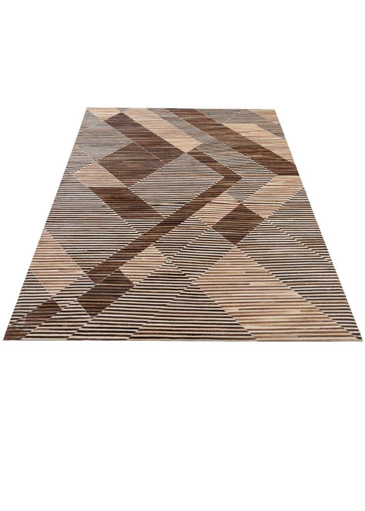 5' 1 x 8' 3 Cowhide - Patchwork Rug