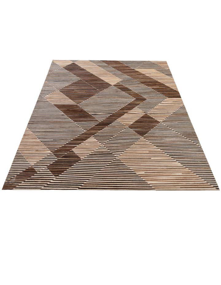 5' 1 x 8' 3 Cowhide - Patchwork Rug