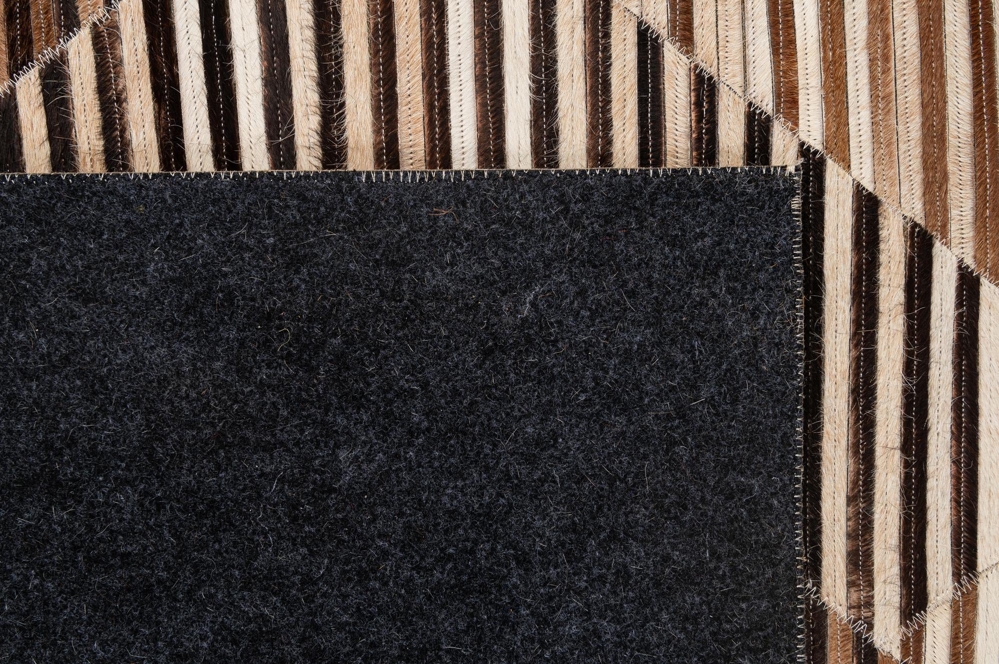 5' 1 x 8' 3 Cowhide - Patchwork Rug