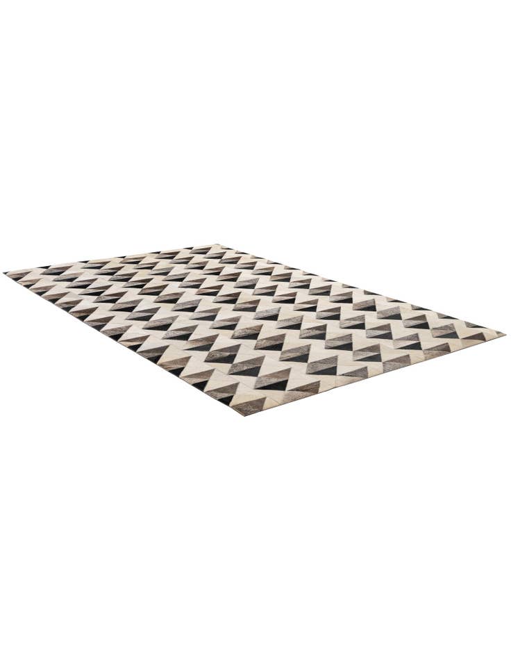Detail image of 5' 3 x 8' 1 Cowhide - Patchwork Rug