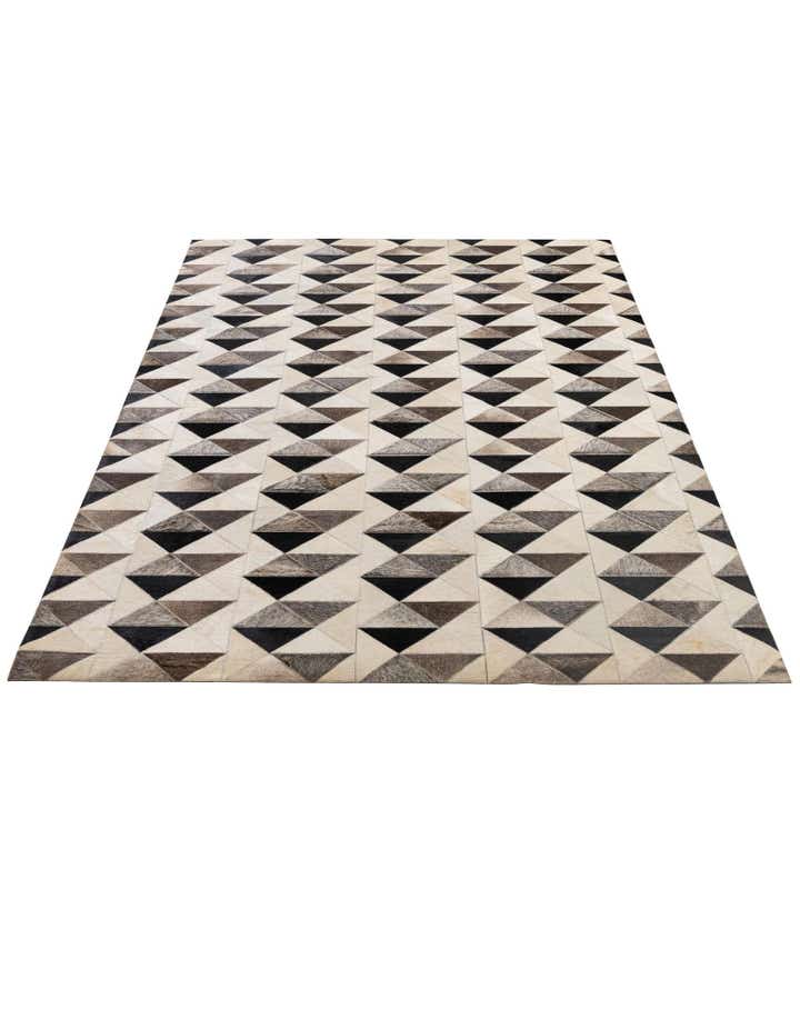 5' 3 x 8' 1 Cowhide - Patchwork Rug