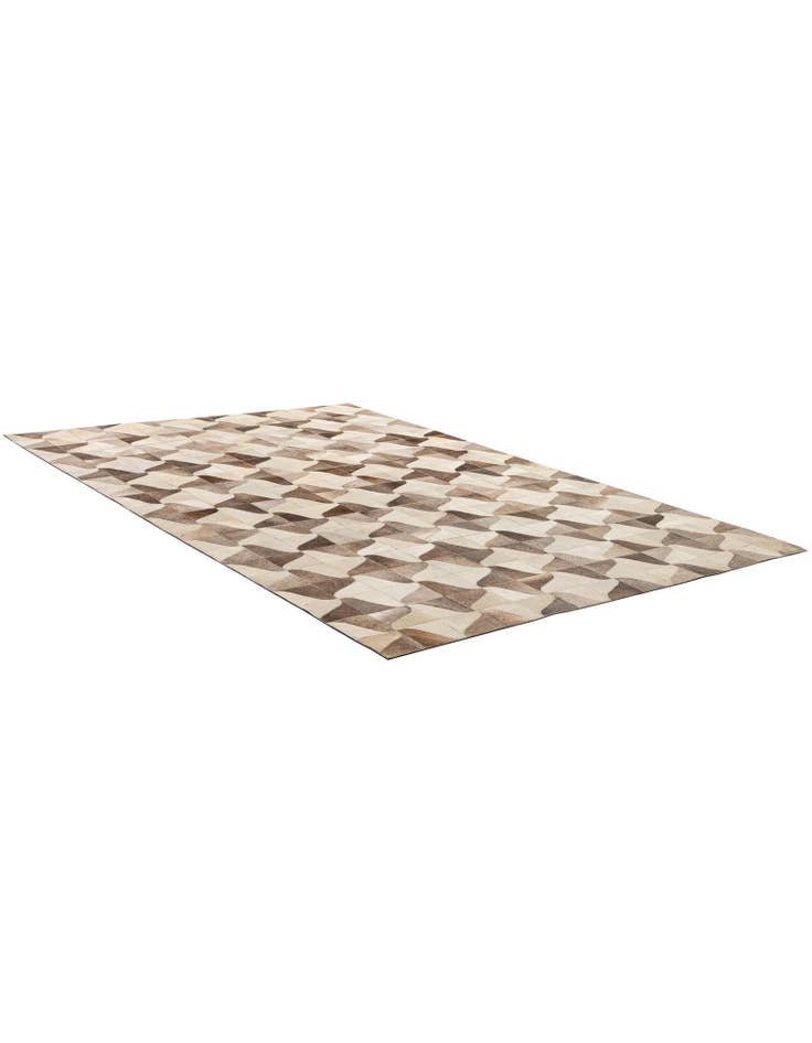 Detail image of 5' 2 x 7' 11 Cowhide - Patchwork Rug