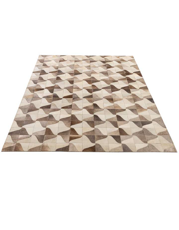 5' 2 x 7' 11 Cowhide - Patchwork Rug
