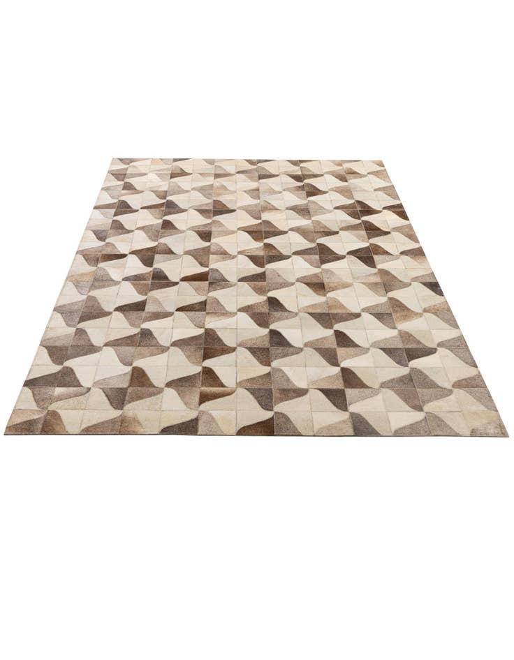 Detail image of 5' 2 x 7' 11 Cowhide - Patchwork Rug