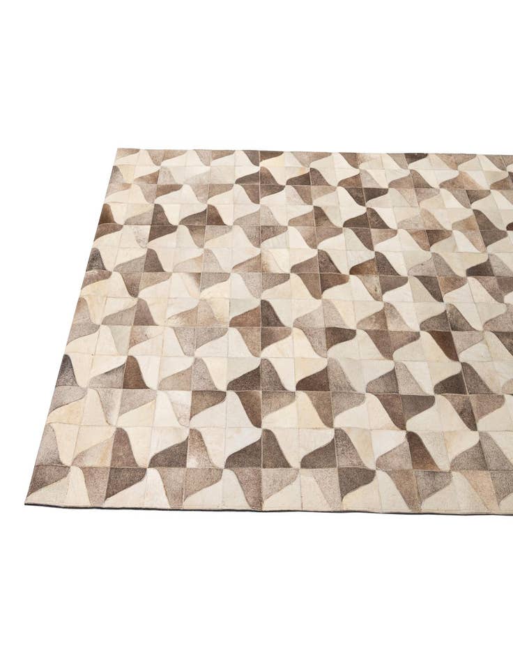 Detail image of 5' 2 x 7' 11 Cowhide - Patchwork Rug