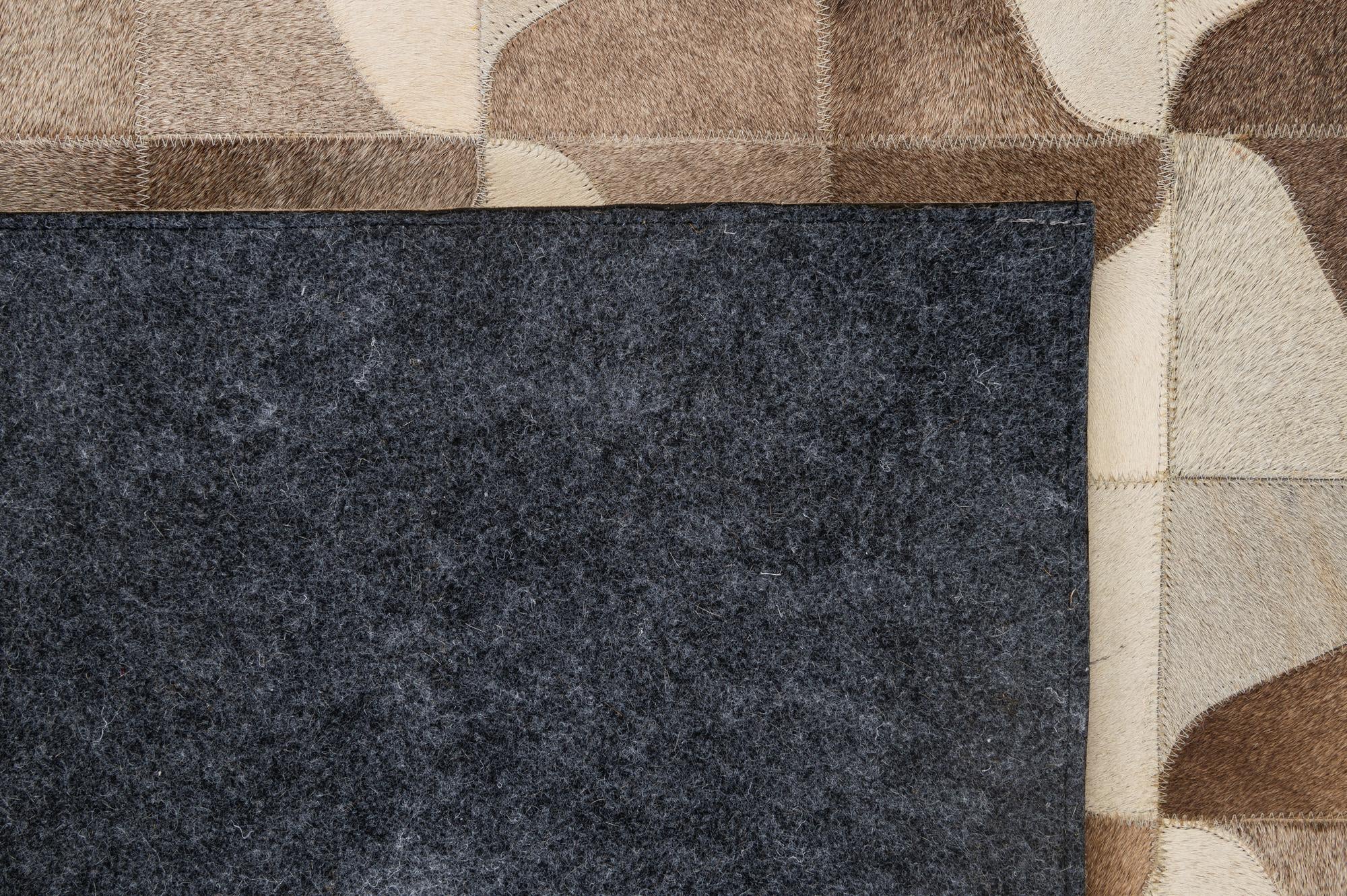 5' 2 x 7' 11 Cowhide - Patchwork Rug