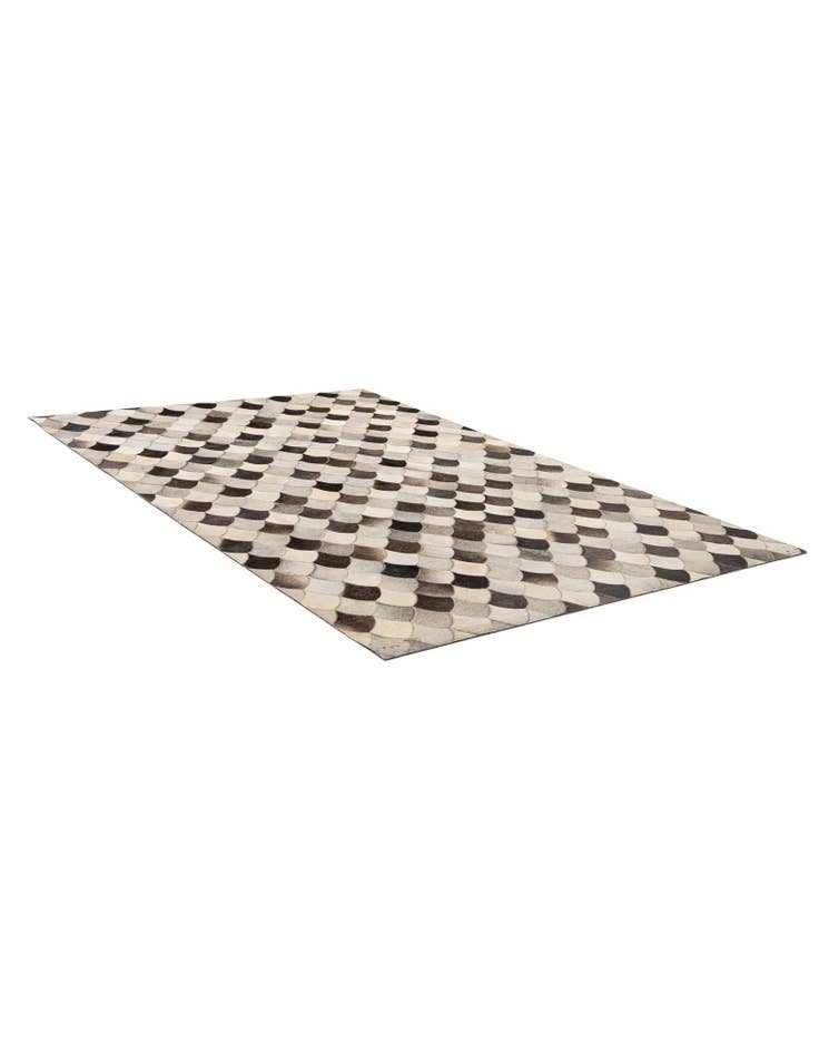 Detail image of 5' 1 x 8' Cowhide - Patchwork Rug
