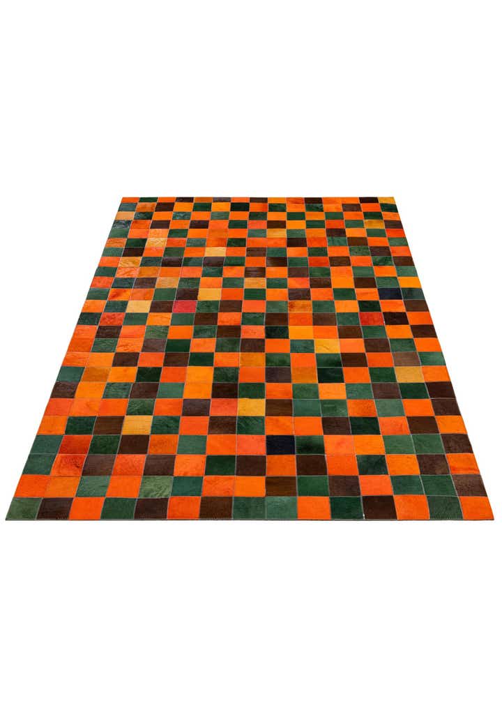 4' 11 x 7' 9 Cowhide - Patchwork Rug