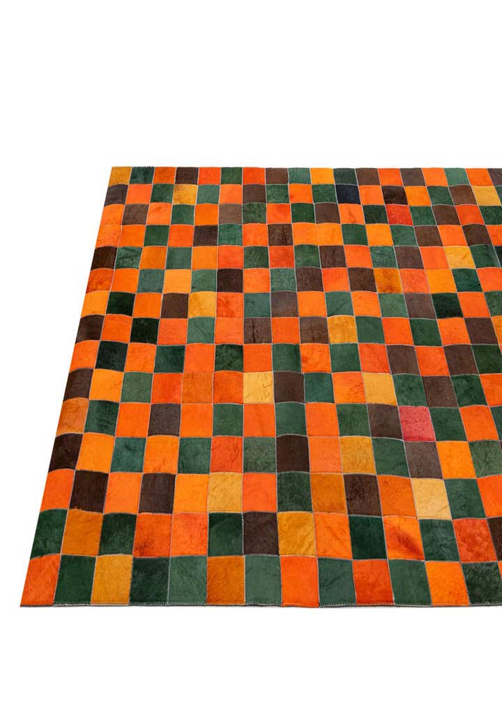 4' 11 x 7' 9 Cowhide - Patchwork Rug