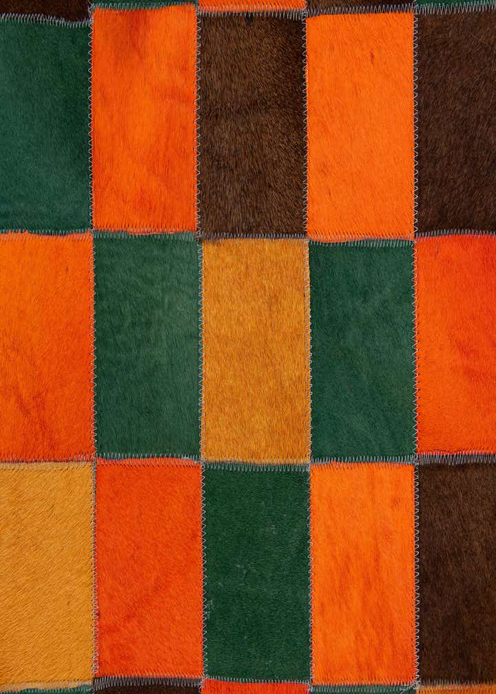4' 11 x 7' 9 Cowhide - Patchwork Rug