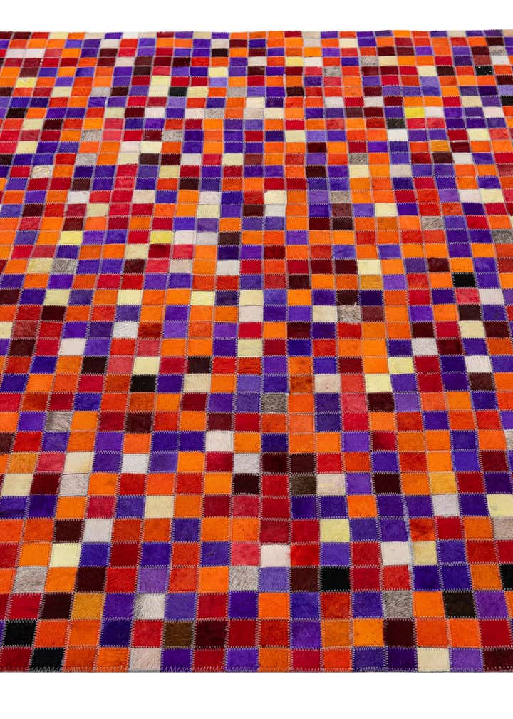 5' 2 x 8' 1 Cowhide - Patchwork Rug