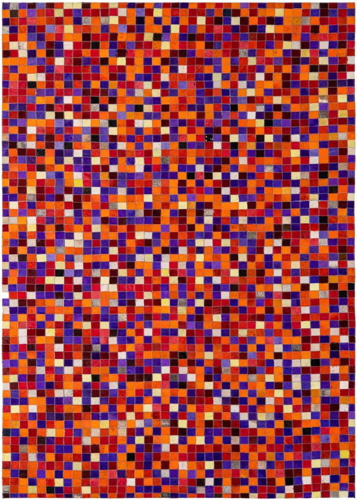 5' 2 x 8' 1 Cowhide - Patchwork Rug