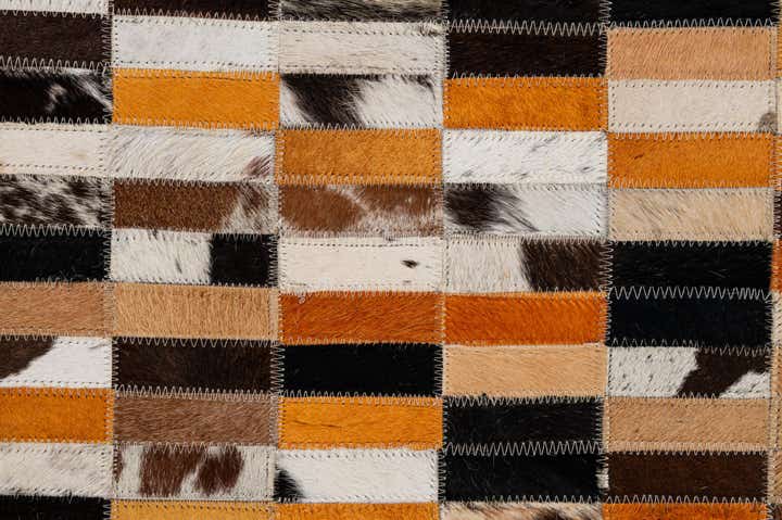 5' x 7' 9 Cowhide - Patchwork Rug