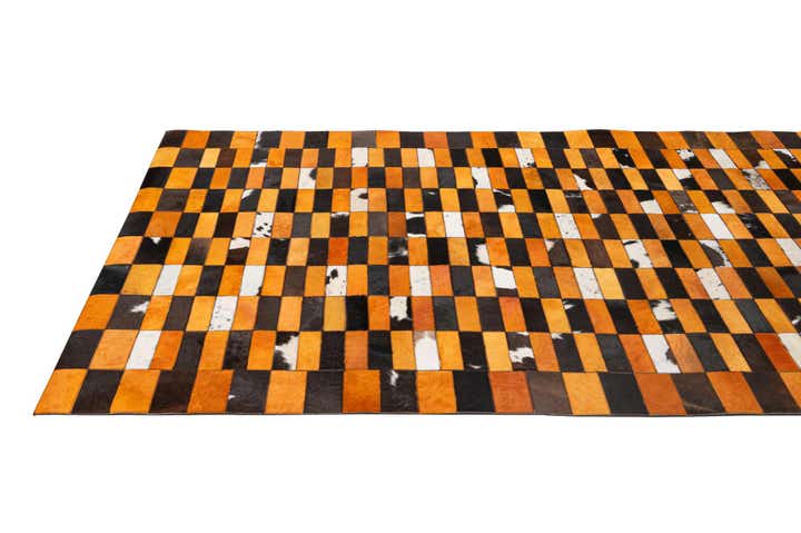 5' 2 x 7' 11 Cowhide - Patchwork Rug