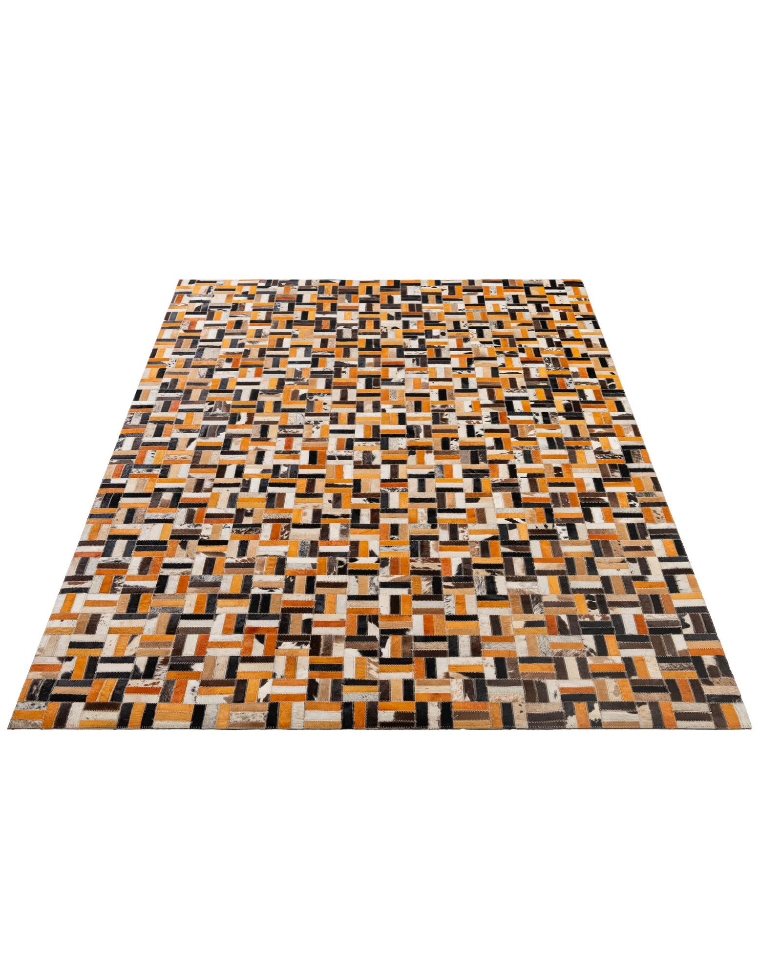 5' x 7' 10 Cowhide - Patchwork Rug