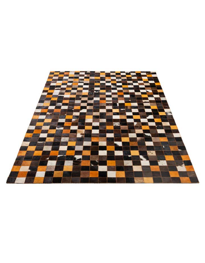 5' 2 x 8' Cowhide - Patchwork Rug