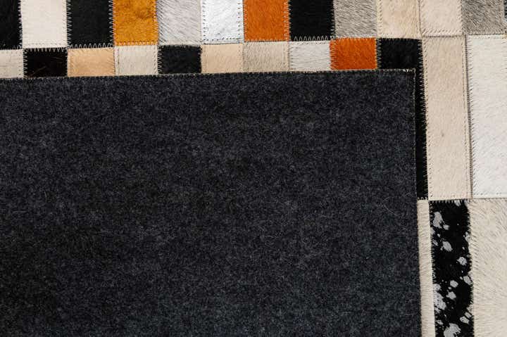 5' 2 x 8' 2 Cowhide - Patchwork Rug