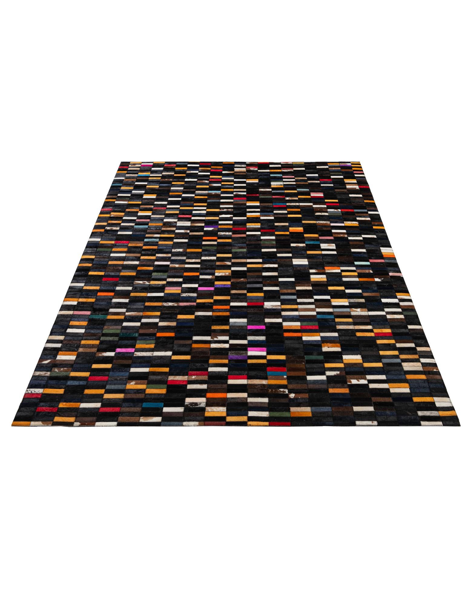 5' 2 x 7' 11 Cowhide - Patchwork Rug