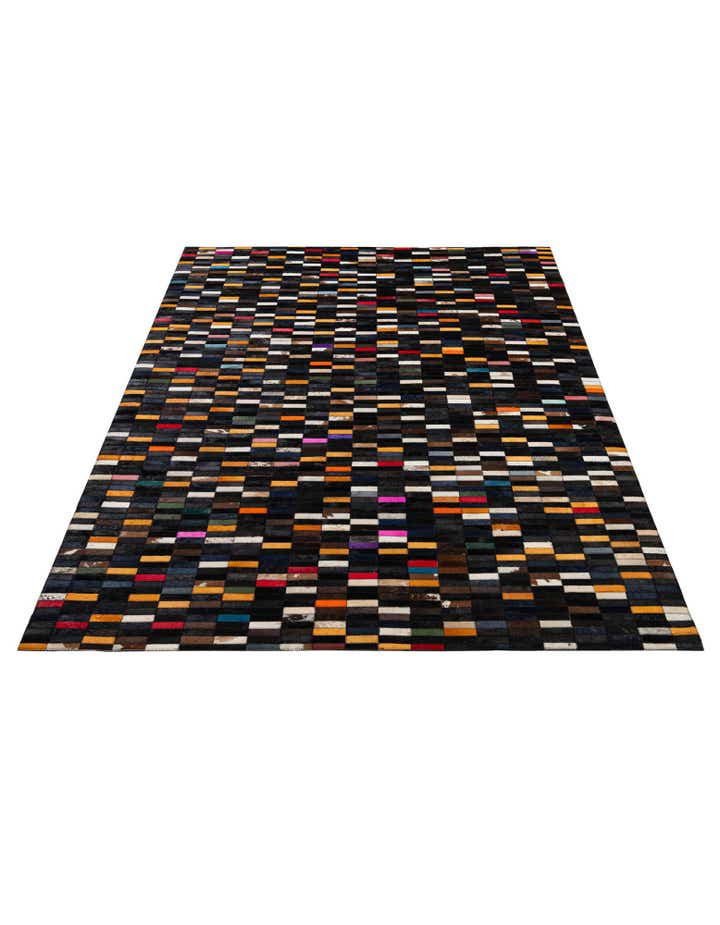 5' 2 x 7' 11 Cowhide - Patchwork Rug