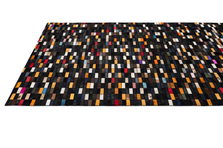 5' 2 x 7' 11 Cowhide - Patchwork Rug