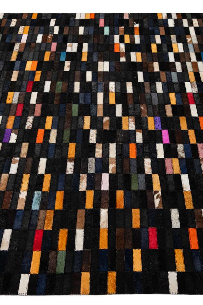 5' 2 x 7' 11 Cowhide - Patchwork Rug