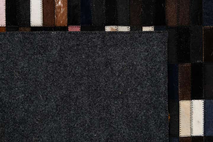 5' 2 x 7' 11 Cowhide - Patchwork Rug