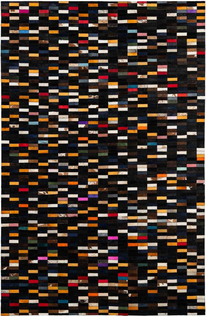 5' 2 x 7' 11 Cowhide - Patchwork Rug