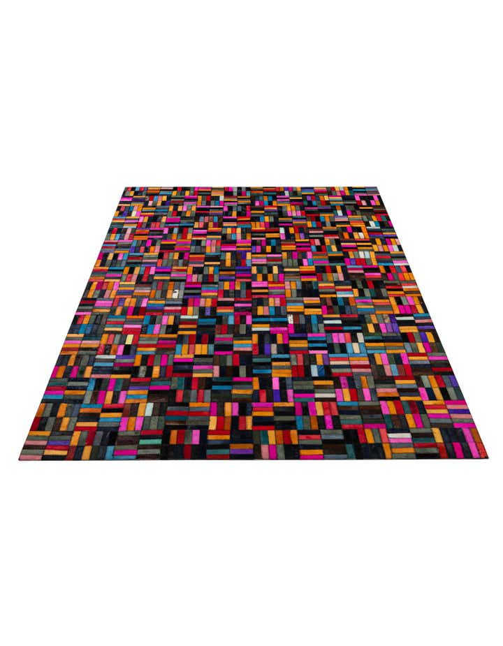 4' 11 x 7' 11 Cowhide - Patchwork Rug