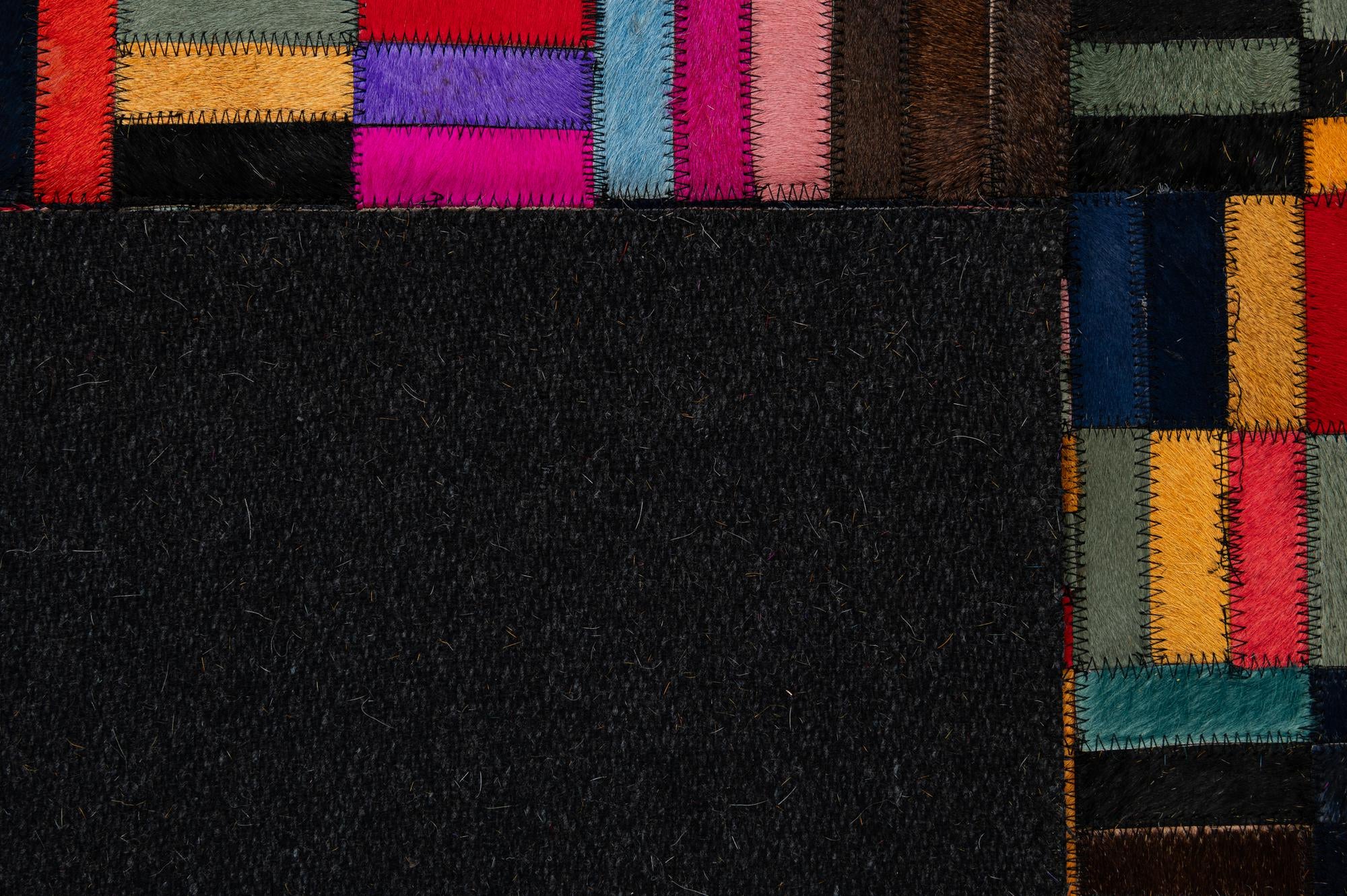 4' 11 x 7' 11 Cowhide - Patchwork Rug