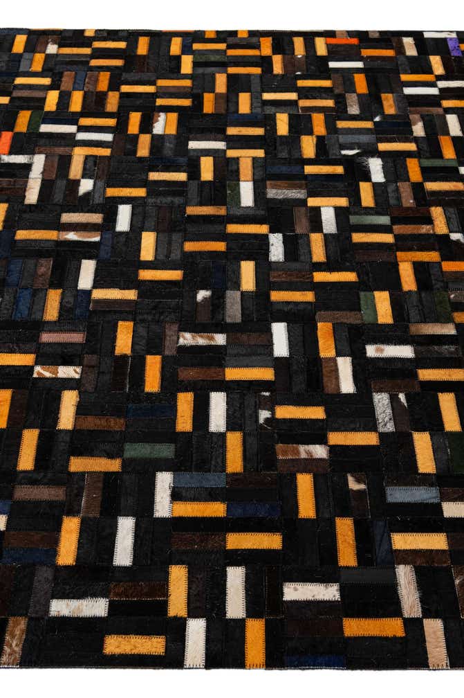 5' x 8' 1 Cowhide - Patchwork Rug