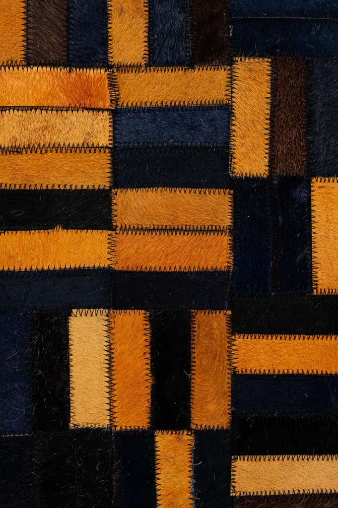 5' x 7' 11 Cowhide - Patchwork Rug