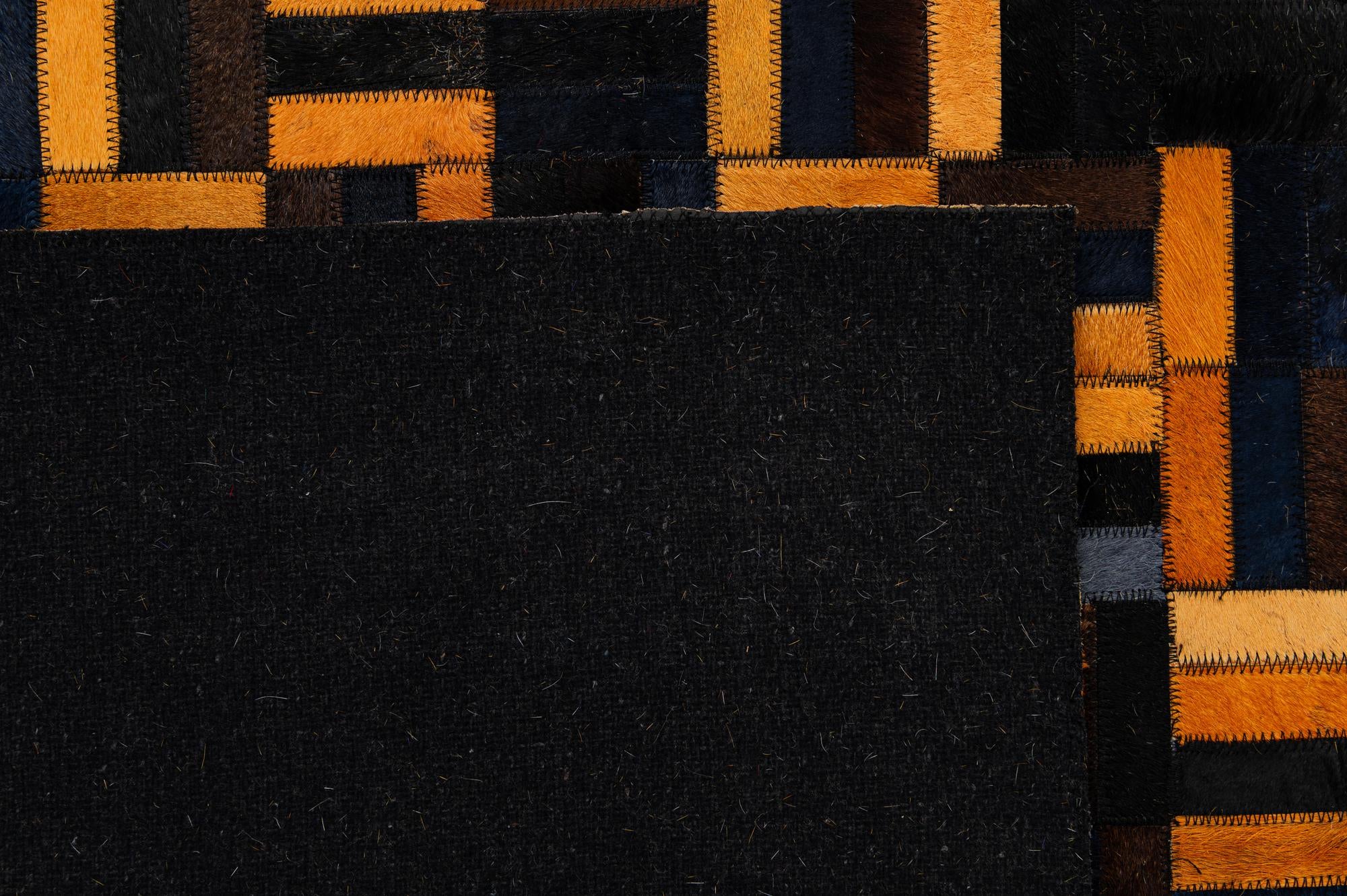 5' x 7' 11 Cowhide - Patchwork Rug